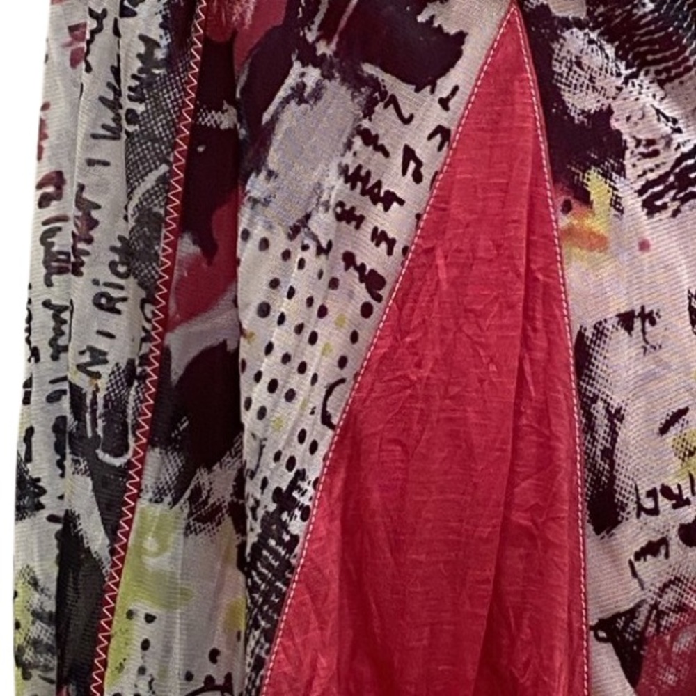 NWT We Love Made in France Abstract Layered Dress. Small - Picture 7 of 13